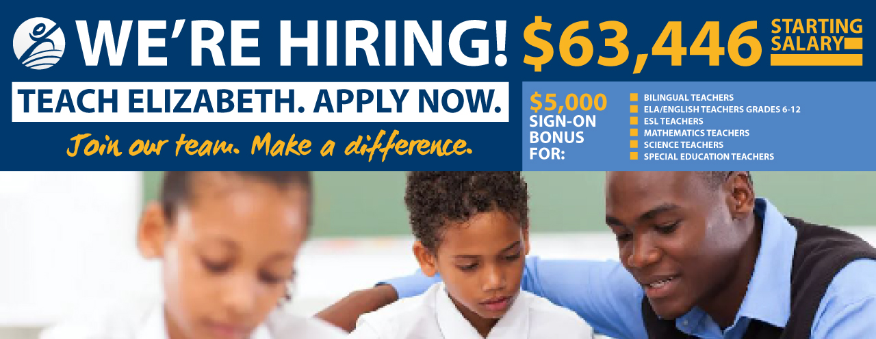 We're Hiring! 463,446 Starting Salary. Teach Elizabeth. Apply Now!